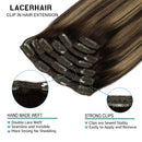 Lacer Balayage Hair Extensions Clip in Human Hair B