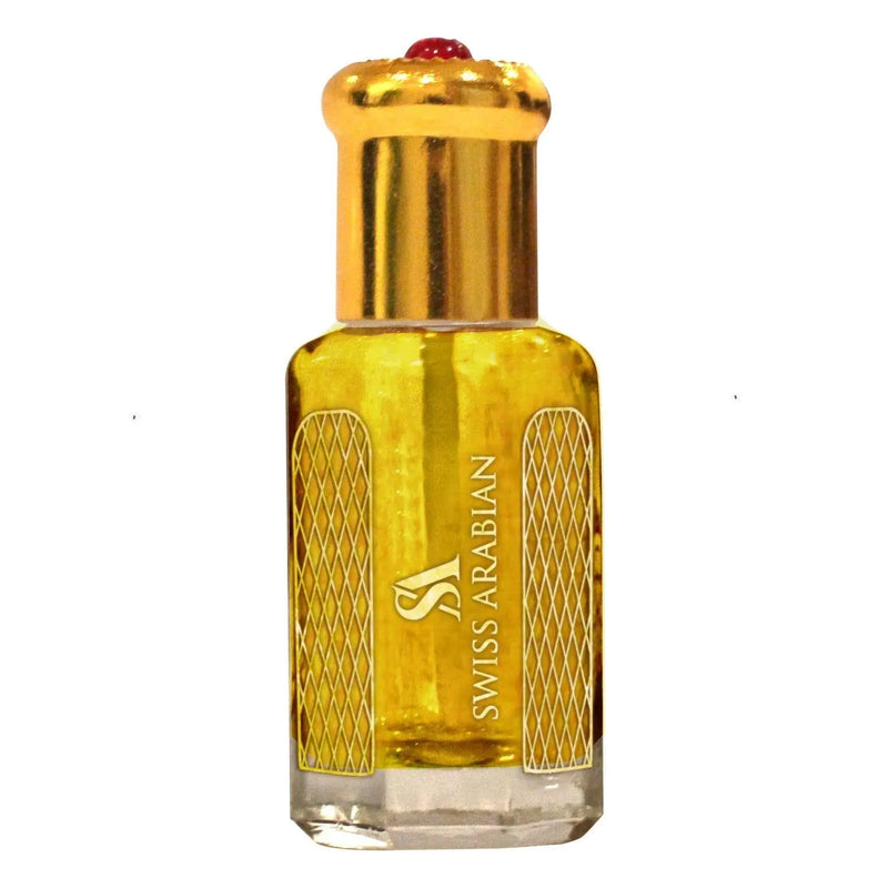 A WHIFF OF FIVE 12mL | Artisanal Hand Crafted Perfume Oil Fragrance for Women | Traditional Attar Style Cologne | by Perfumer Swiss Arabian | Great Gift/Party Favors | Pocket Size Body Oil SWISSARABIAN Store