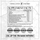 Formulation Factory Heart of Steel: 10-in-1 Metabolic Maximizer Nitric Oxide Supplement, Blood Pressure Support, L Arginine, L Citrulline Natural Pre-Workout: Energy Management 120 Count Infinity Warehouse