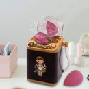 Makeup Sponge Washing Machine, Deep Clean Mini Washing Machine, Electronic Washing Machine for Makeup Sponge, Powder Puffs (Black) Lahaima