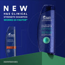 Head & Shoulders Clinical Strength Dandruff Shampoo Set Itensive Itch Relief with Cooling Menthol 13.5 Oz Each Twin Pack, White, 1 Count Head & Shoulders