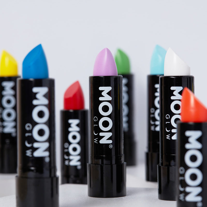 Moon Glow - Blacklight Neon UV Lipstick 0.16oz - Pastel Orange – Glows Brightly Under Blacklights/UV Lighting! Moon Glow