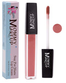 Stay Put Matte Lip Cream | Kiss-Proof/Mask-Proof Matte Lipstick - a heather mauve with shimmer [Rosebud] Mommy Makeup