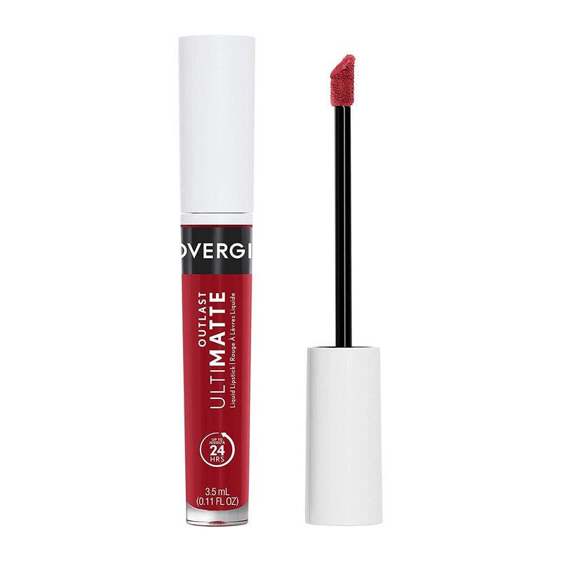 COVERGIRL COVERGIRL Outlast Ultimatte One Step Liquid Lip Color, Wine O Clock, Wine O Clock, 0.12 Fl Ounce COVERGIRL Store