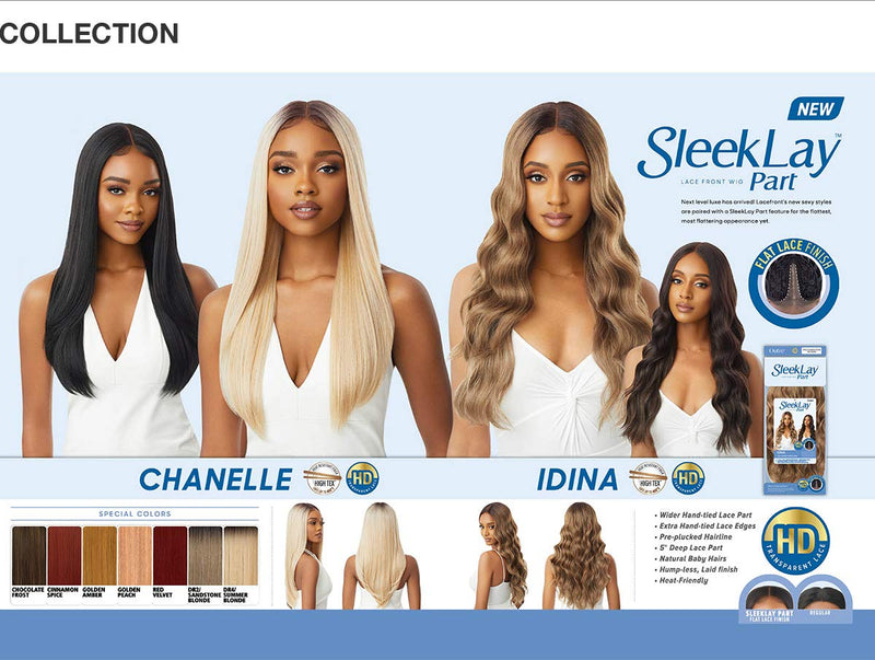 Outre HD Lace Front Wig Sleek Lay Part Chanelle (1) Outre