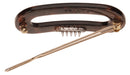 France Luxe Mini Oval on Tige Boule Barrette - Mojave France Luxe