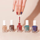 Eternal Collection – 5 Piece Set: Long Lasting, Quick Dry, Mirror Shine Nail Polish – Hardener, Bright and Shiny Finish - 0.46 Fluid Ounces Each (Elegant) Eternal