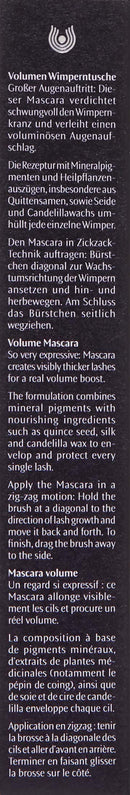 Dr. Hauschka Volume Mascara, Black Dr. Hauschka