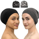 Satin Bonnet Lined Sleeping Beanie Hat Bamboo Headwear Frizzy Natural Hair Nurse Cap for Women and Men CAPLORD