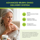 DMSO Cream 99.9% Pure Pharmaceutical Grade for Topical Muscle & Joint Comfort with MSM, Arnica & Magnesium - Support for Knees, Back, Shoulders and Workout Muscle Recovery Infinity Warehouse