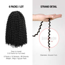 5 Packs 22” AU-THEN-TIC Passion Twist Hair Water Wave Crochet Braids Hair for Butterfly locs, Bohemian Goddess locs Synthetic Braiding Hair Extensions, Free Gift (5-PACK, 1B) AU-THEN-TIC