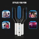 Beard Straightener w/Beard Balm & Beard Growth Oil & Beard,UPGRADED 3 in 1 Hair Straightener Brush Beard Straightening Comb,Unique Stocking Stuffers Gifts for Men Women Him scree
