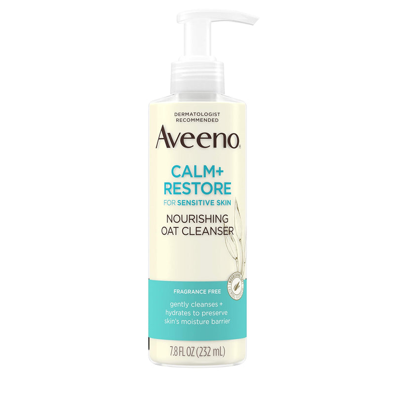 Aveeno Calm and Restore Nourishing Oat Cleanser - 7.8 fl oz Aveeno