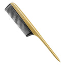 Onedor Extra Length Handmade 100% Natural Green Sandalwood With Buffalo Horn Fine Tooth Hair Combs - Anti-Static Sandalwood Scent Natural Hair Detangler Wooden Comb (Buffalo Horn Tail Comb) Onedor