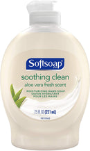 Softsoap Liquid Hand Soap with Flip Top Cap, Soothing Clean, Aloe Vera Fresh Scent - 7.5 Fl. Oz Softsoap
