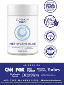 Lunakai PRO USA Made Methylene Blue Capsules Pharmaceutical Grade with Vitamin C, B6, B12 – 3rd-Party Tested Daily Brain & Focus Support Supplement for Humans, 60ct Infinity Warehouse