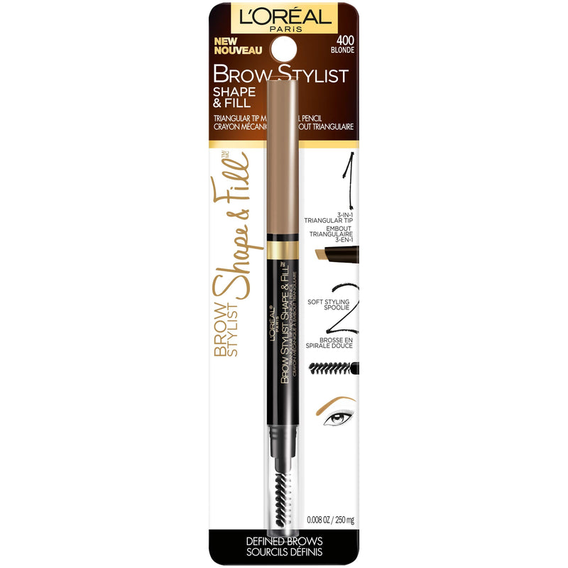 L'Oreal Paris Brow Stylist Shape and Fill Pencil, Blonde L'Oréal Paris