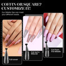 Beetles Poly Extension Gel Dual Nail Form - 120 Pcs Builder Gel Flat Stiletto Nail Molds Coffin False Nail Tips for Gel Manicure Nail Art Design Salon DIY at Home beetles Gel Polish