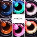 Modelones Mood Gel Nail Polish Set- Colors Collection Temperature Color Changing Gel Long-Lasting Glitter Nail Varnish Long Lasting Soak Off U V LED Lamp Manicure for Nail Art 6 Pcs 10 ml modelones Store