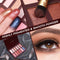 LUXAZA Neutral Nudes Makeup Eyeshadow Palette Brown Metallic, Warm Natural Bronze Copper Pearl Shimmer Satin Eye Shadow, Highly Pigmented Makeup Palette LUXAZA