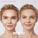 Becca Hydra-Mist Set & Refresh Powder, Loose Setting Powder, Original, 0.05 oz / 1.5 g, Trial Travel Size Mini Becca