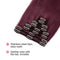 Clip in 100% Remy Human Hair Extensions 10''-24'' Full Head 8pcs 18clips Long Soft Silky Straight for Women Beauty