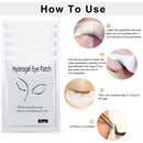 8 Rolls Eyelash Tape, JASSINS Adhesive Fabric Eyelash Tapes, Adhesive Breathable Micropore Fabric Tape for Eyelash Extension Supply,9 m/10 yard Each Roll (8 rolls of white + 5 eye stickers) JASSINS