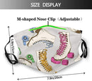 Comfortable Printed mask,Roller Skates Windproof Facial decorations for man and woman. ETHAICO