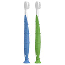 Colgate Zero Kids Toothbrush with Extra Soft Bristles and Suction Cup Holder, BPA Free - 2 Count Colgate Store