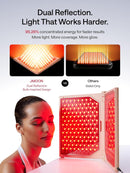 JMOON by Ulike ReGlow Max, Red Light Therapy for Face, Medical-Grade Red Light Therapy for Anti-aging, Blue Light Therapy for Acne | 3 Modes, 464 LEDs, 1040 cm² Large Area for Full-Body Care, Foldable Infinity Warehouse
