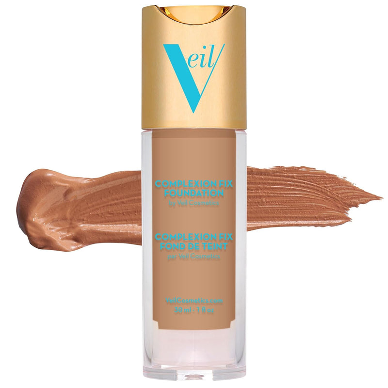 Veil Cosmetics Complexion Fix Liquid Foundation – Buildable Coverage – Water-Resistant, Hypoallergenic, Oil-Free, Cruelty-Free & Vegan – Lightweight & Brightening – Long Lasting (2N Light Neutral) Infinity Warehouse