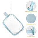 GAGAKU Clear Toiletry Bag Transparent Makeup Bags Set Waterproof Wash Bag 2pcs - Light Blue GAGAKU