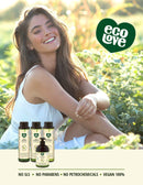 ecoLove - Natural Conditioner for All Hair Types - Safe for the Whole Family - No SLS or Parabens - With Organic Cucumber Extract - Vegan and Cruelty-Free, 17.6 oz ecoLove