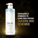 Olay Exfoliating & Hydrating Body Wash With Deep Sea Minerals Coconut Water and Vitamin B3 20 fl oz (Pack of 4) Infinity Warehouse