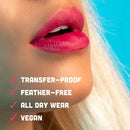 SKINGASM Peel Off Lip Stain - Long Lasting, Smudge Proof, Waterproof, Vegan Lipstick - 2-Phase High-Intensity Lip Stain for Hyper-Brilliant Color - Liquid Blading Lips - Feisty Neutral Coral SKINGASM