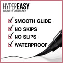 Maybelline Hyper Easy Liquid Pen No-Skip Eyeliner, Satin Finish, Waterproof Formula, Eye Liner Makeup, Pitch Black, 0.018 Fl; Oz Maybelline New York
