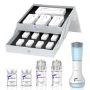 Micro Infusion System for Face & Neck-Micro Infusion Kit to Leave Skin Firmer & Smoother-0.25mm Facial Stamp with Collagen & Hyaluronic Acid Serum for At Home Glow and Anti-aging-3 Month Supply Infinity Warehouse