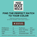 L'Oreal Paris Magic Root Rescue 10 Minute Root Hair Coloring Kit, Permanent Hair Color with Quick Precision Applicator, 100% Gray Coverage, 4 Dark Brown, 2 count L'Oreal Paris Store