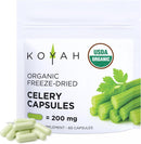 Organic Celery Capsules, Freeze-Dried: 60 Capsules Infinity Warehouse