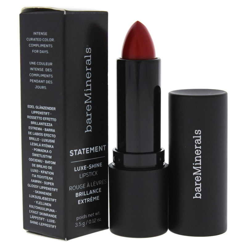 bareMinerals Statement Luxe-Shine Lipstick, Srsly Red, 0.12 Ounce bareMinerals