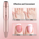 AIRSEE Portable Electric Nail Drill Professional Efile Kit for Acrylic, Gel Nails, Polishing Shape Tools (Gold) AIRSEE