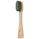 Colgate Charcoal Bamboo Toothbrushes, Eco Friendly Natural Bamboo Handle, Soft, 4 Count Colgate