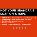 Duke Cannon Supply Co. - Tactical Scrubber Soap Pouch, (10 oz) Big Ass Soap on a Rope Tactical Scrubber Pouch Duke Cannon Supply Co.