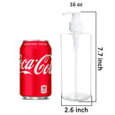Youngever 6 Pack Clear Plastic Pump Bottles 16 Ounce, Empty Pump Bottles for Shampoo, Pump Bottles Bottles for Cleaning Solutions Youngever