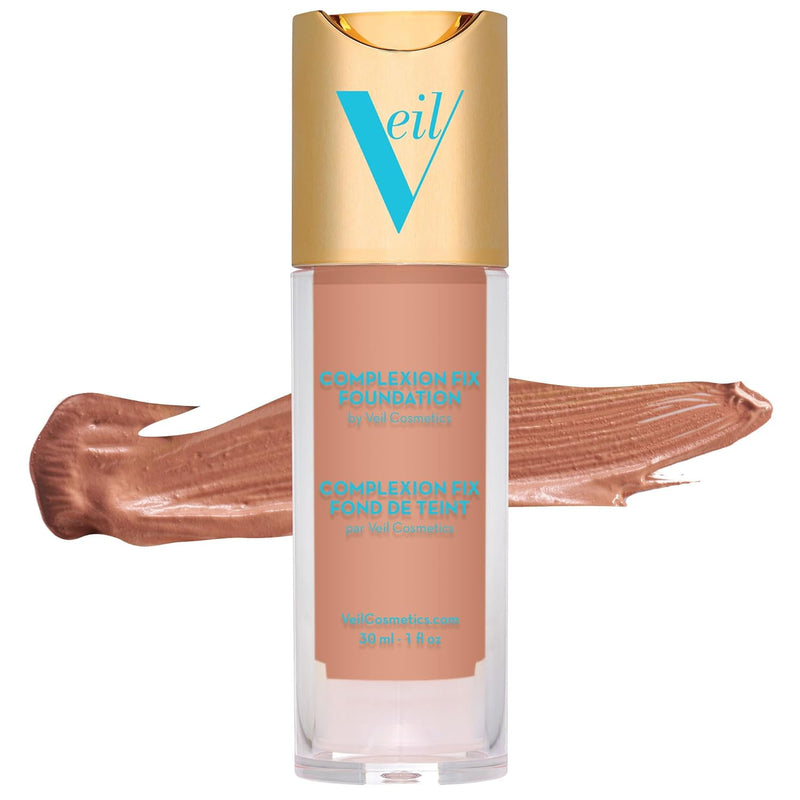 Veil Cosmetics Complexion Fix Liquid Foundation – Buildable Coverage – Water-Resistant, Hypoallergenic, Oil-Free, Cruelty-Free & Vegan – Lightweight & Brightening – Long Lasting (2N Light Neutral) Infinity Warehouse