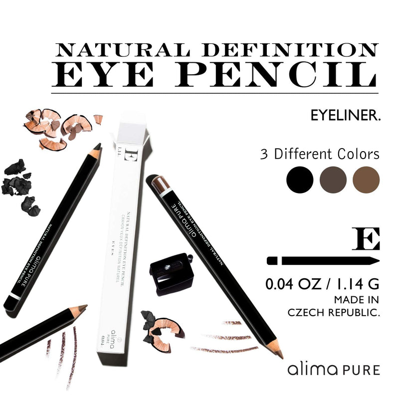 Alima Pure Natural Definition Eye Pencil - Natural Eyeliner (0.04 oz / 1.14 g) | Ink Alima Pure