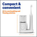 Waterpik Sonic-Fusion 2.0 Professional Flossing Toothbrush, Electric Toothbrush and Water Flosser Combo In One, White Waterpik