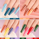 Lavender Violets Quick Drying Dipping Powder Bundle Set of 36 Colors Pale Purple, Orchid, Nude, Pink, Navy Blue and Christmas Colors with Base coat, Top coat, Activator, and Brush Saver Lavender Violets