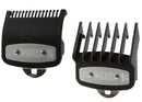 Professional Versatile Premium Cutting Guide Comb with Metal Clip #1/2 & #1 1/2 Combo Set #3354-1100-1000 for All Wahl Clippers/Trimmer