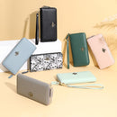 Women Wallet RFID Blocking Ladies Clutch Purses Long Wristlet Wallets for Women Infinity Warehouse